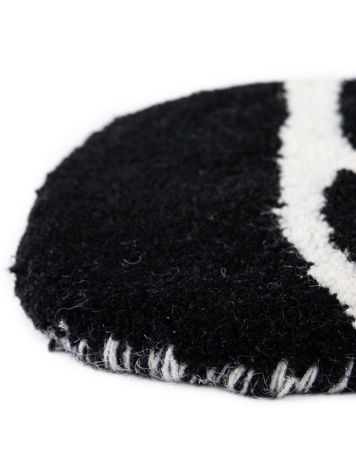 Whimsy Wonders Wool Collection Area Rug -  Galaxy Rectangle Black and White  lifestyle 15