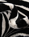 Whimsy Wonders Wool Collection Area Rug -  Galaxy Rectangle Black and White  lifestyle 16