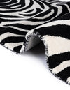 Whimsy Wonders Wool Collection Area Rug -  Galaxy Rectangle Black and White  lifestyle 18