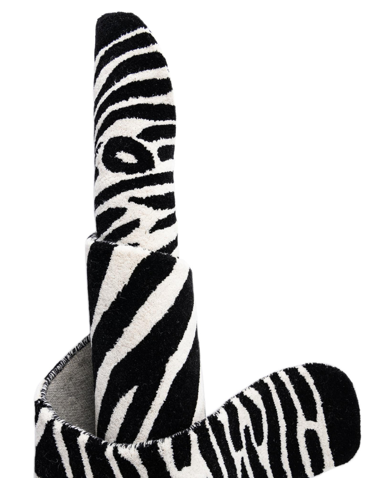 Whimsy Wonders Wool Collection Area Rug -  Galaxy Rectangle Black and White  lifestyle 19