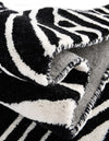 Whimsy Wonders Wool Collection Area Rug -  Galaxy Rectangle Black and White  lifestyle 21