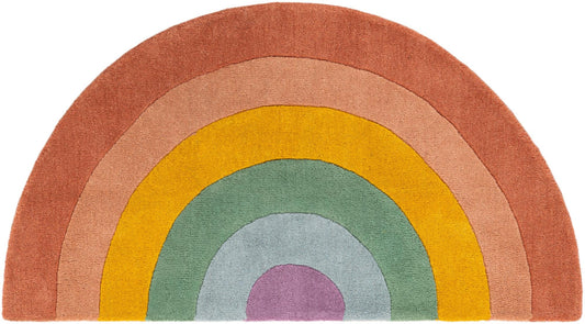 Whimsy Wonders Wool Collection Area Rug -  Blossom Hearth Multi Main