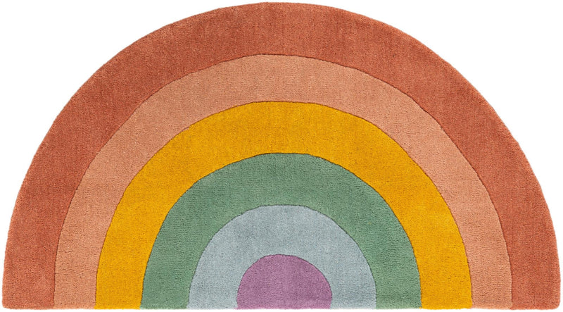 Whimsy Wonders Wool Collection Area Rug -  Blossom Hearth Multi Main