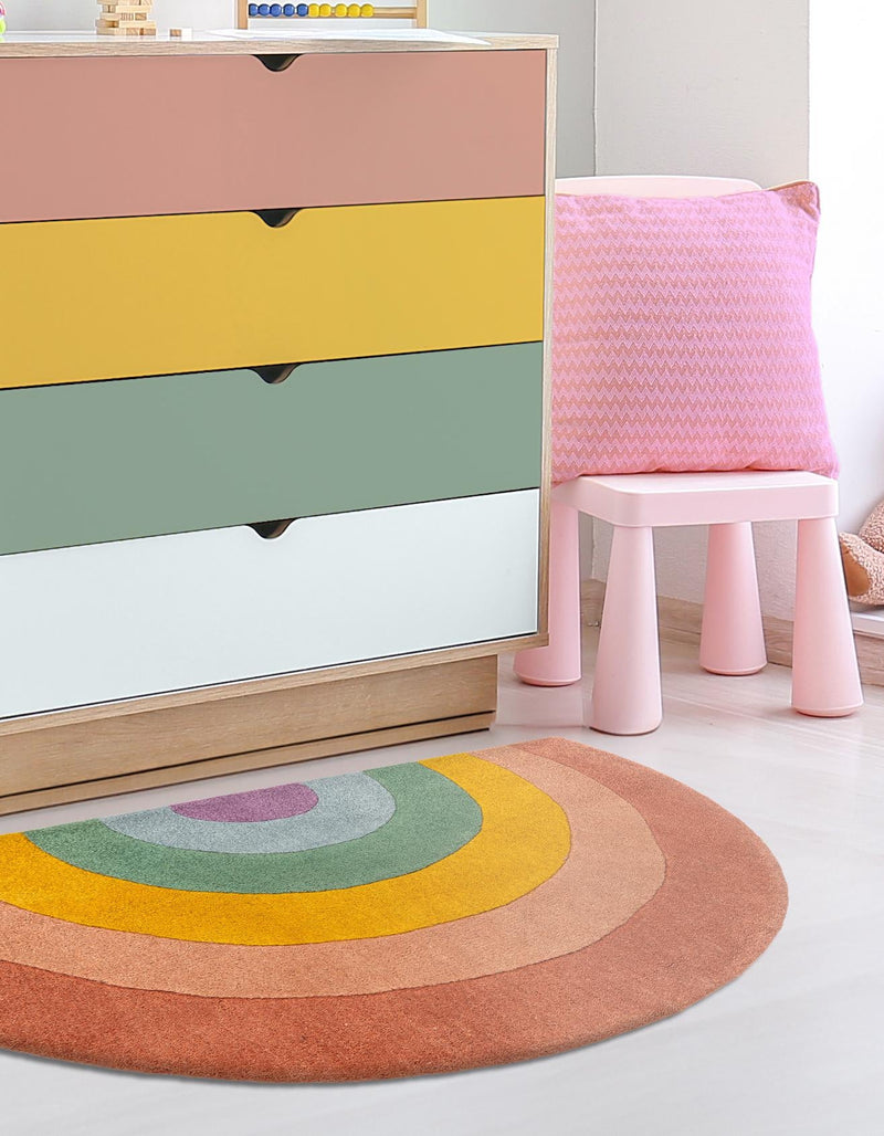 Whimsy Wonders Wool Collection Area Rug -  Blossom Hearth Multi  lifestyle 3
