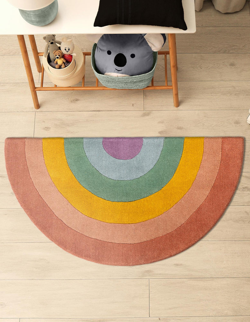 Whimsy Wonders Wool Collection Area Rug -  Blossom Hearth Multi  lifestyle 9