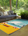 Seaside Haven Rugs Collection Area Rug -  Dockside Rectangle Multi  lifestyle 4