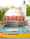 Seaside Haven Rugs Collection Area Rug -  Dockside Rectangle Multi  lifestyle 5