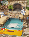Seaside Haven Rugs Collection Area Rug -  Dockside Rectangle Multi  lifestyle 7