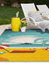 Seaside Haven Rugs Collection Area Rug -  Dockside Rectangle Multi  lifestyle 11