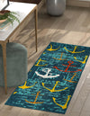 Seaside Haven Rugs Collection Area Rug -  Lighthouse Runner Navy Blue  lifestyle 46