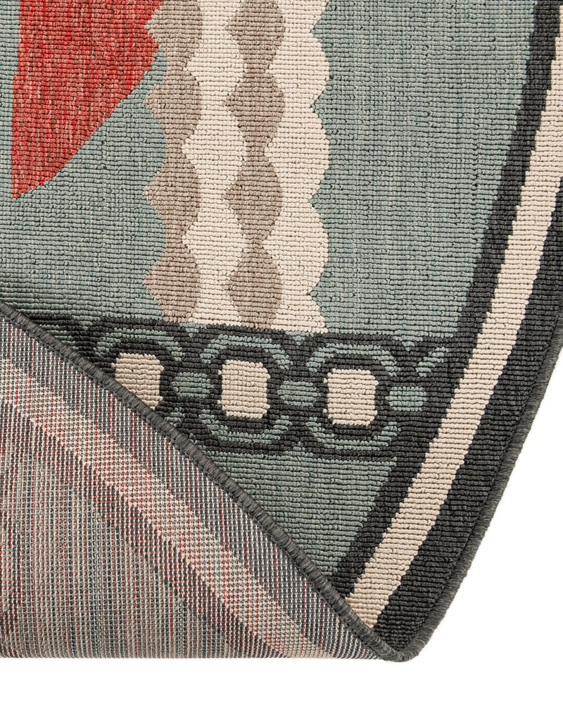 Seaside Haven Rugs Collection Area Rug -  Anchorage Round Blue  lifestyle 68