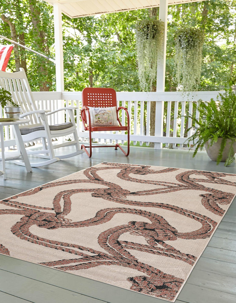 Seaside Haven Rugs Collection Area Rug -  Dunes Rectangle Beige  lifestyle 3