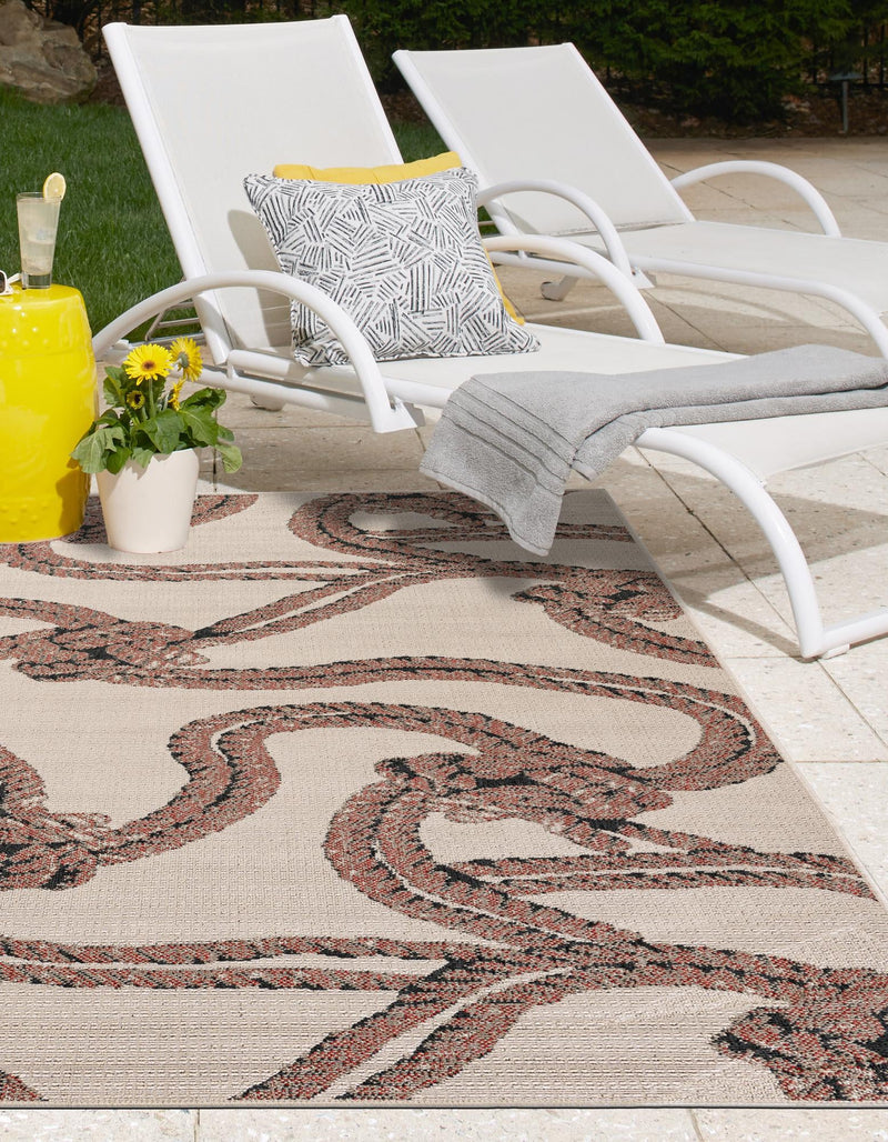 Seaside Haven Rugs Collection Area Rug -  Dunes Rectangle Beige  lifestyle 5