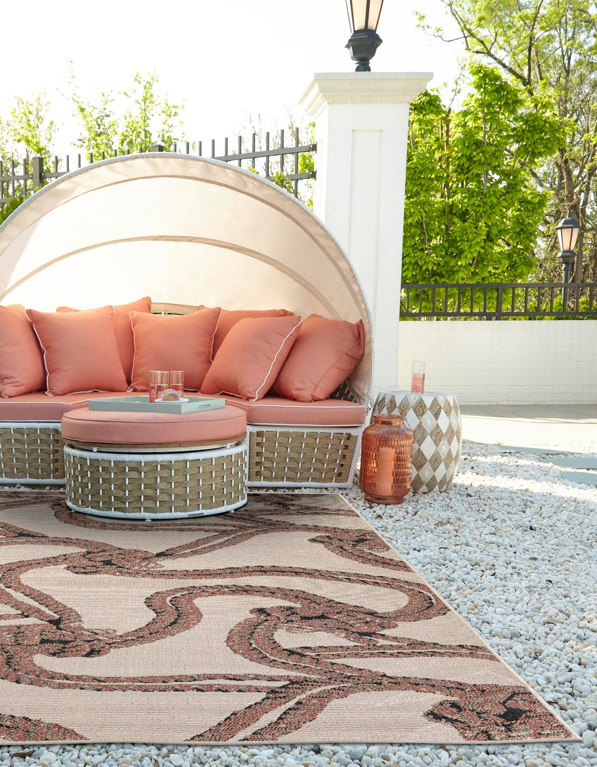 Seaside Haven Rugs Collection Area Rug -  Dunes Rectangle Beige  lifestyle 7