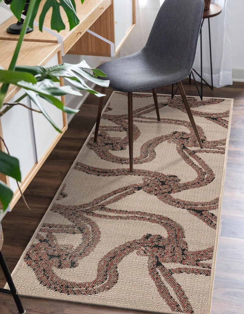 Seaside Haven Rugs Collection Area Rug -  Dunes Runner Beige  lifestyle 28