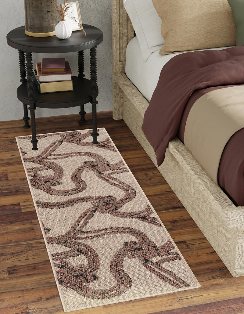 Seaside Haven Rugs Collection Area Rug -  Dunes Runner Beige  lifestyle 34