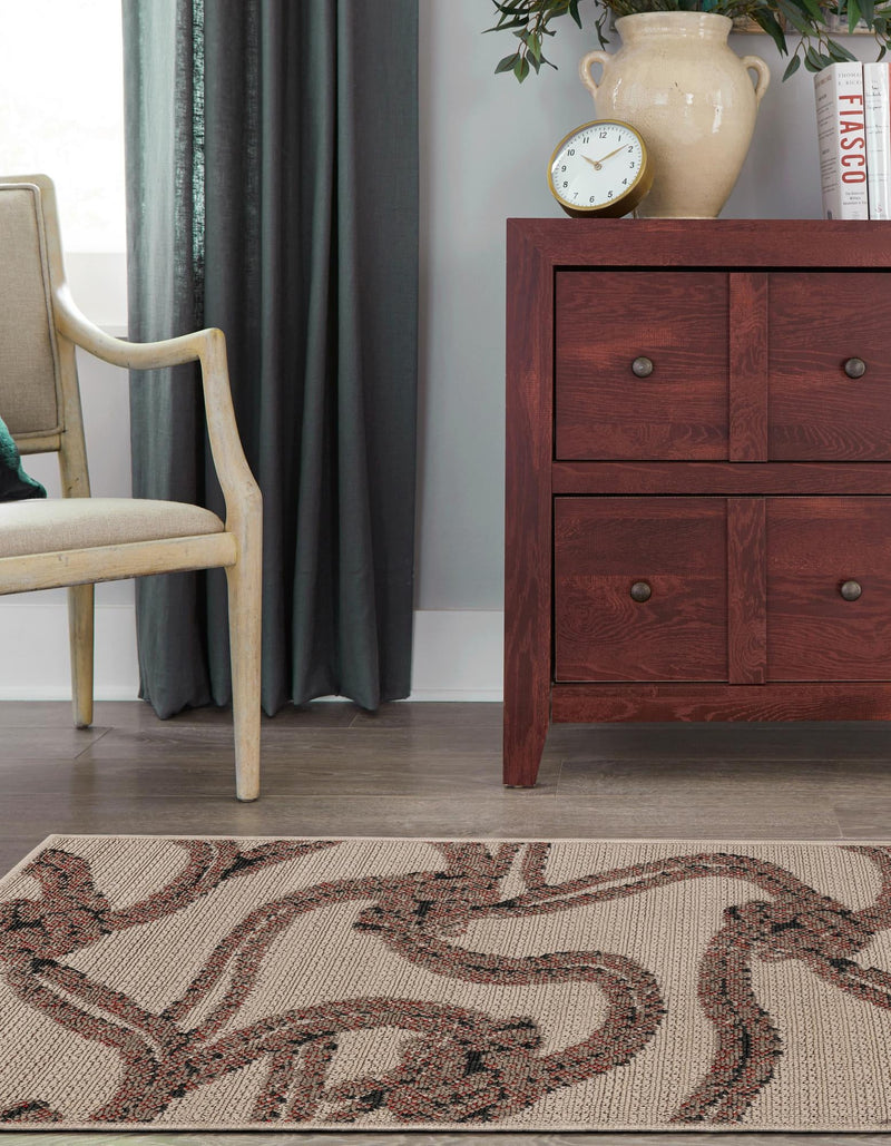 Seaside Haven Rugs Collection Area Rug -  Dunes Runner Beige  lifestyle 40