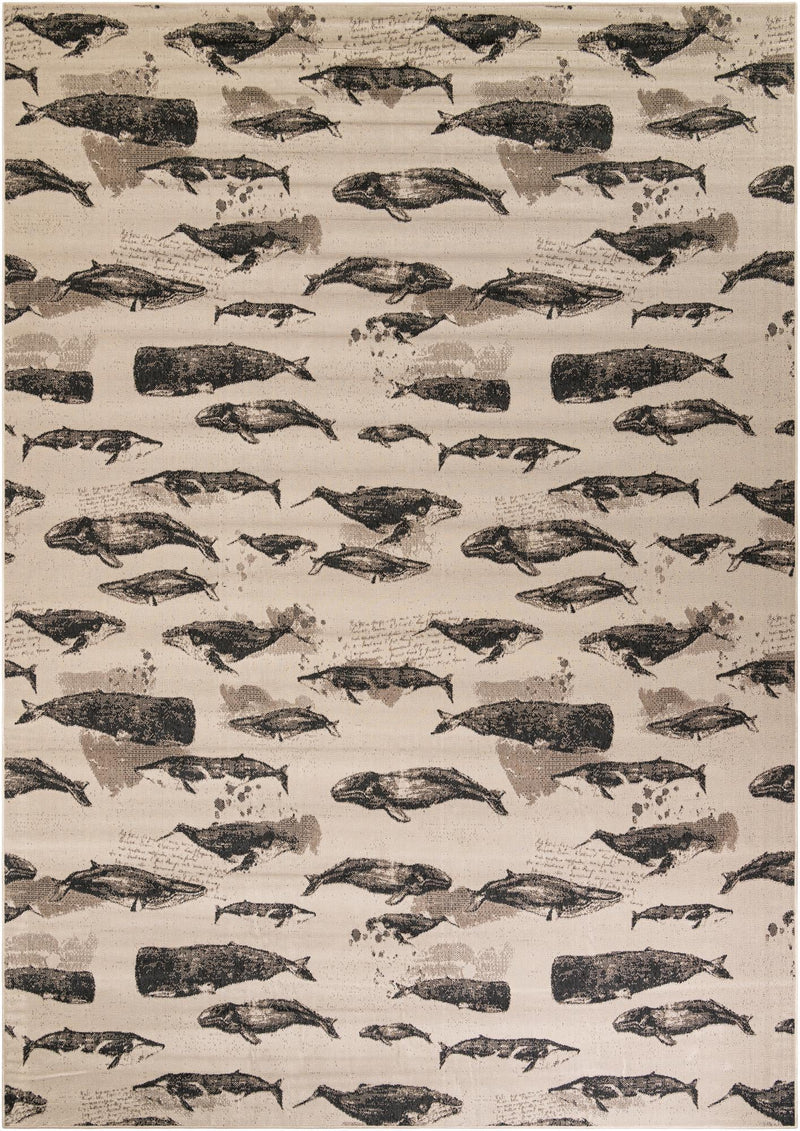 Seaside Haven Rugs Collection Area Rug -  Seabreeze Rectangle Beige Main