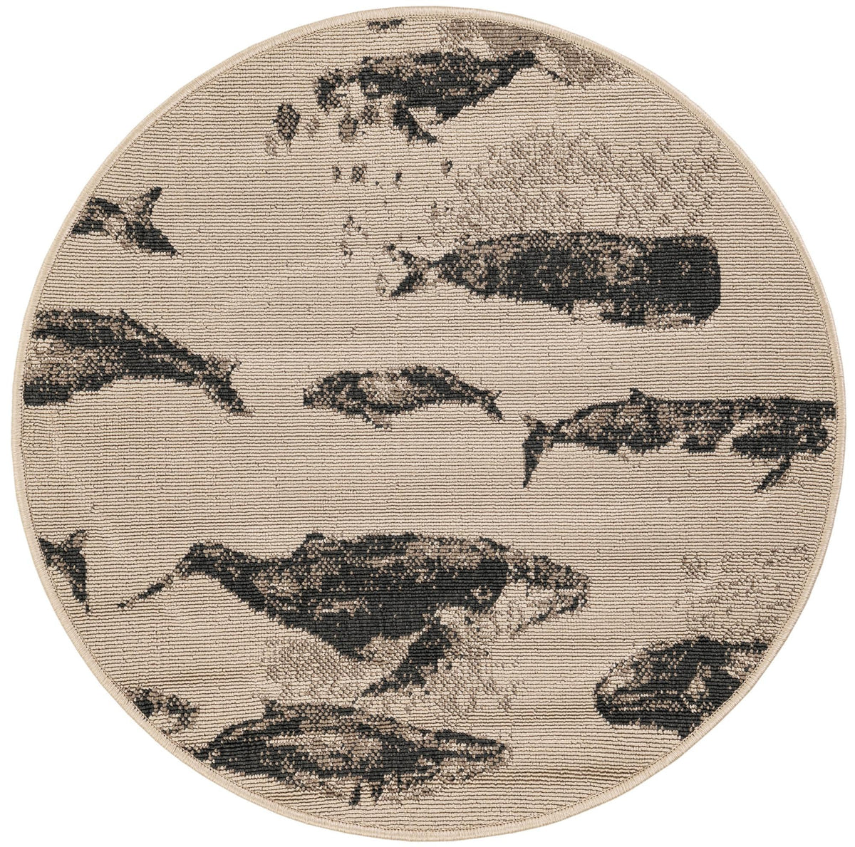 Seaside Haven Rugs Collection Area Rug -  Seabreeze Round Beige  lifestyle 23