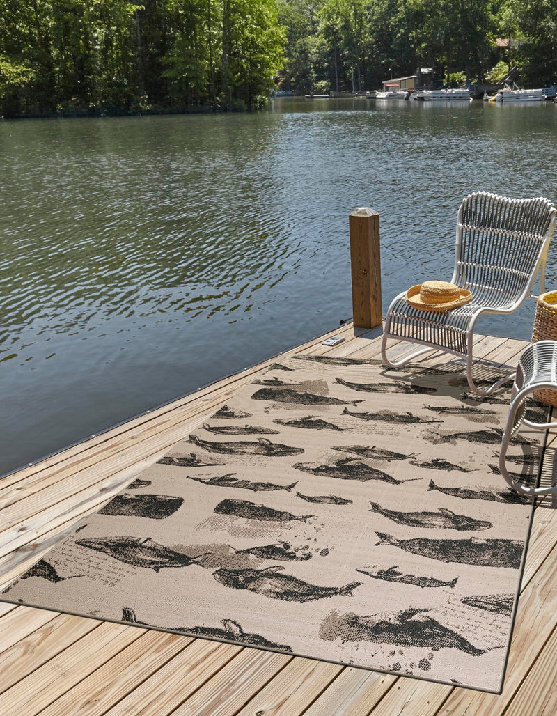 Seaside Haven Rugs Collection Area Rug -  Seabreeze Rectangle Beige  lifestyle 2
