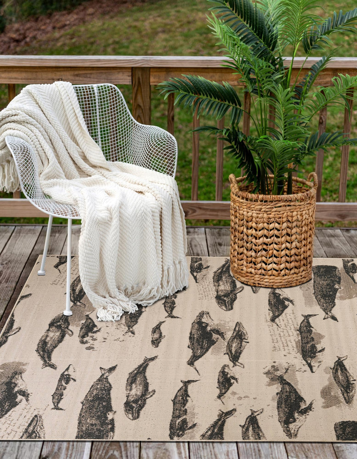 Seaside Haven Rugs Collection Area Rug -  Seabreeze Rectangle Beige  lifestyle 3
