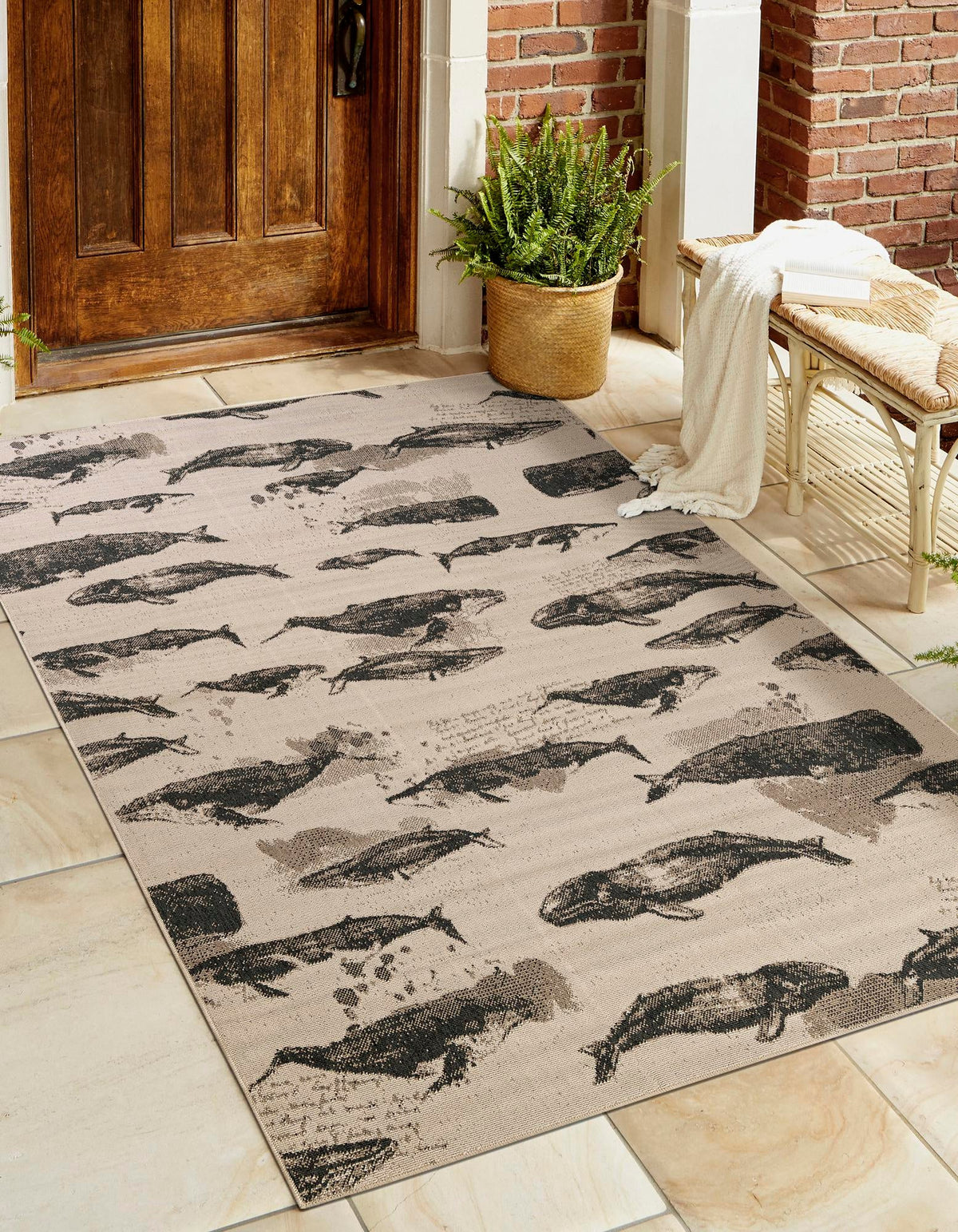 Seaside Haven Rugs Collection Area Rug -  Seabreeze Rectangle Beige  lifestyle 4