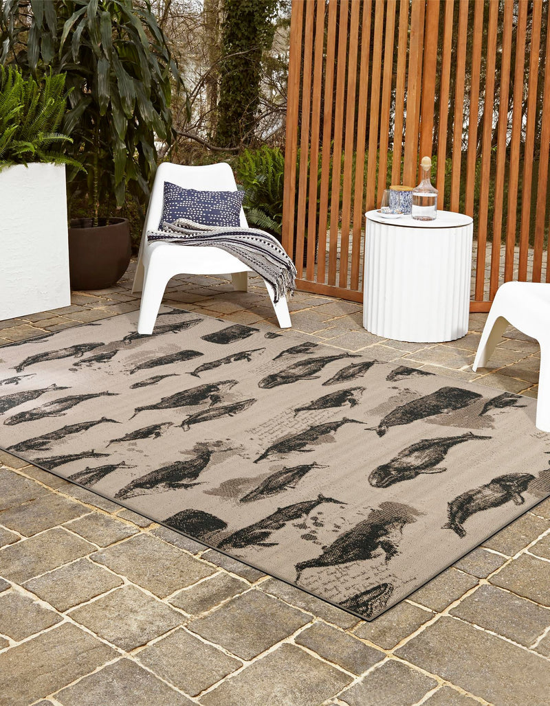 Seaside Haven Rugs Collection Area Rug -  Seabreeze Rectangle Beige  lifestyle 6