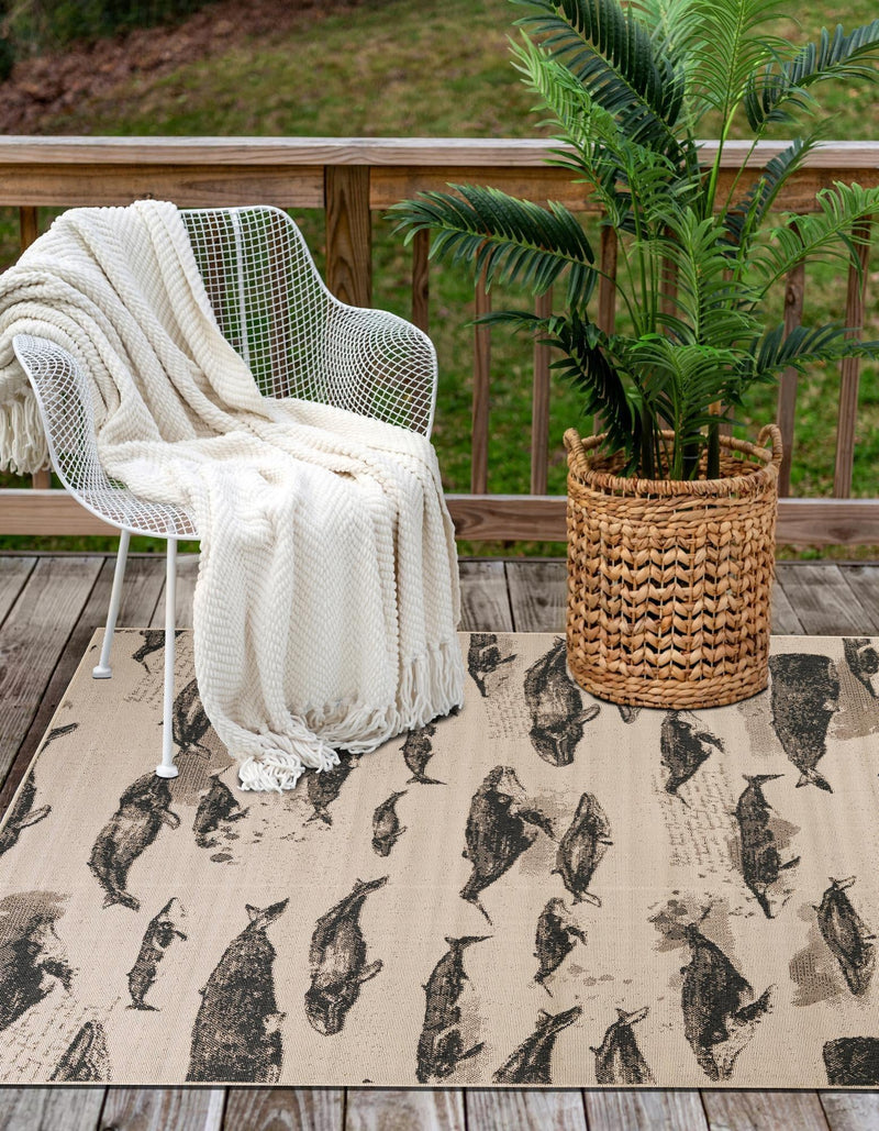 Seaside Haven Rugs Collection Area Rug -  Seabreeze Rectangle Beige  lifestyle 12