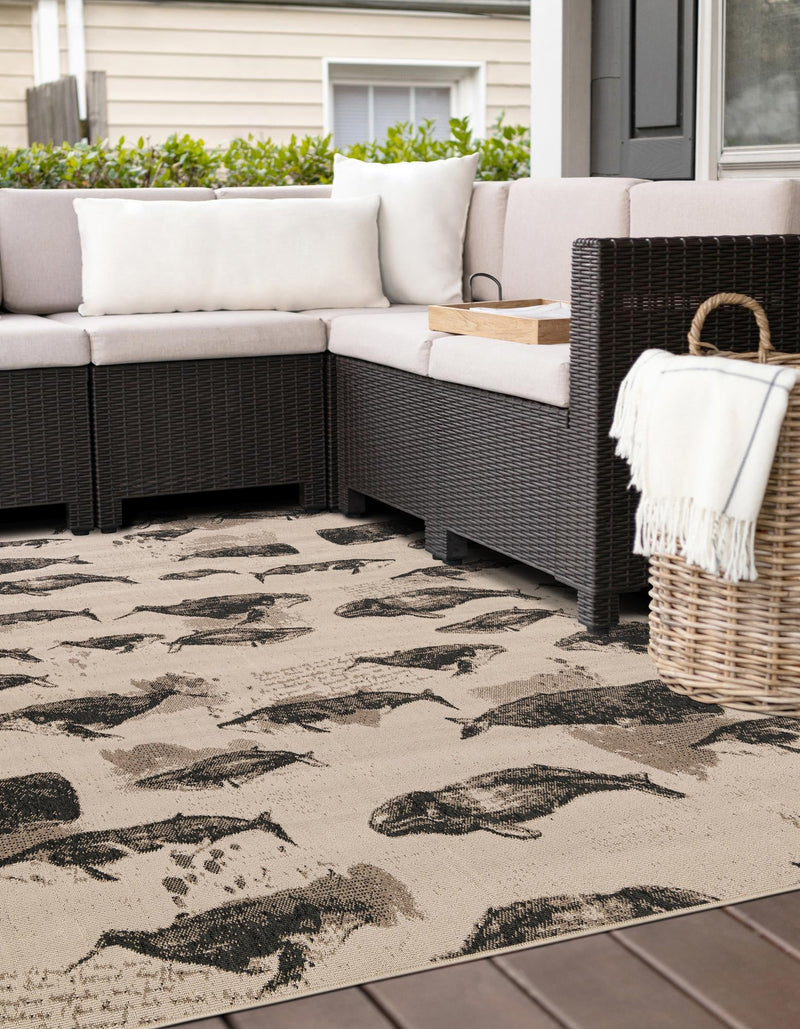 Seaside Haven Rugs Collection Area Rug -  Seabreeze Square Beige  lifestyle 39