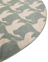 Seaside Haven Rugs Collection Area Rug -  Pelican Round Stone Blue  lifestyle 62
