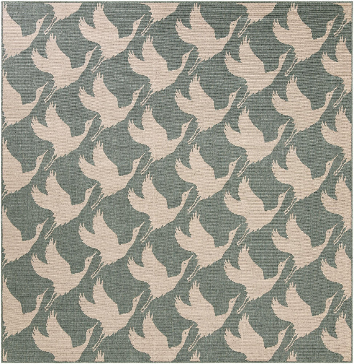 Seaside Haven Rugs Collection Area Rug -  Pelican Square Stone Blue  lifestyle 24