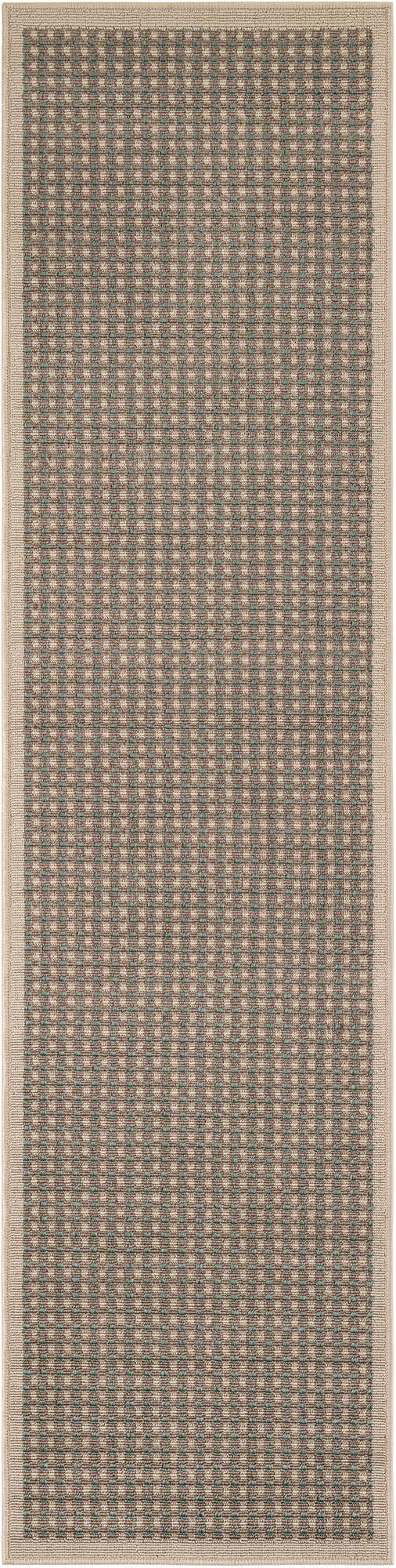Terrace Fringe Collection Area Rug - Patio Runner Brown  lifestyle 60