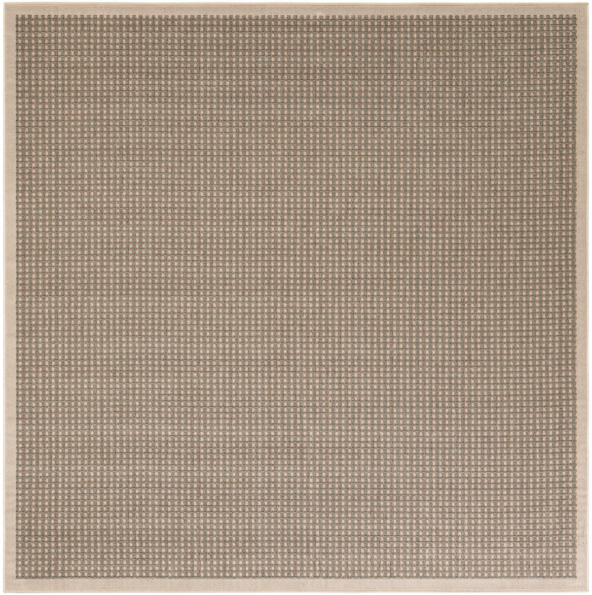 Terrace Fringe Collection Area Rug - Patio Square Brown  lifestyle 63