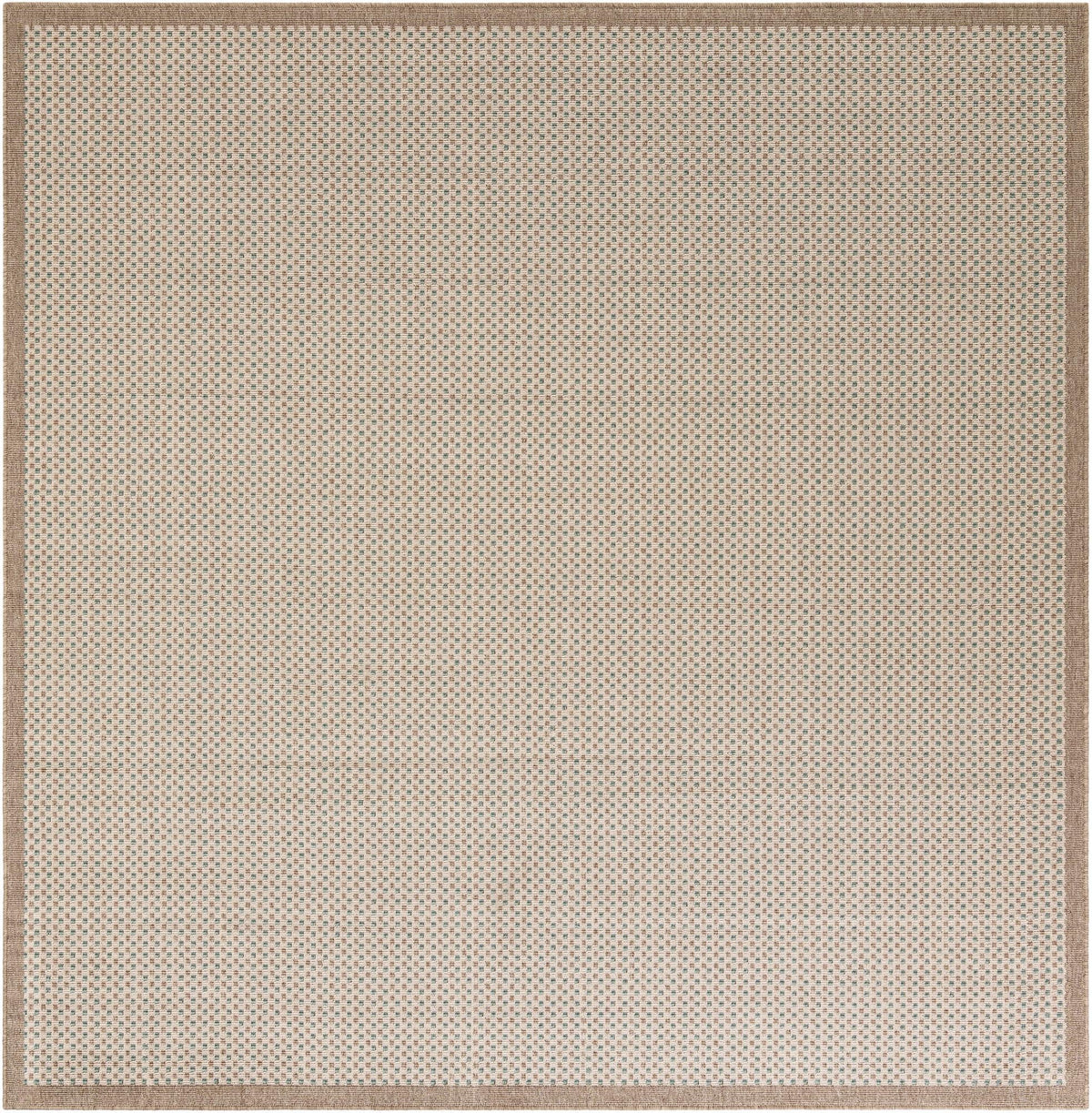 Terrace Fringe Collection Area Rug - Patio Square Beige  lifestyle 66