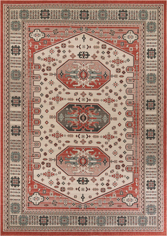 Patio Heritage Collection Area Rug - Veranda Rectangle Multi Main