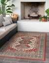 Patio Heritage Collection Area Rug - Veranda Rectangle Multi Main