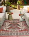 Patio Heritage Collection Area Rug - Veranda Rectangle Multi  lifestyle 3