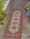 Patio Heritage Collection Area Rug - Veranda Runner Multi  lifestyle 24