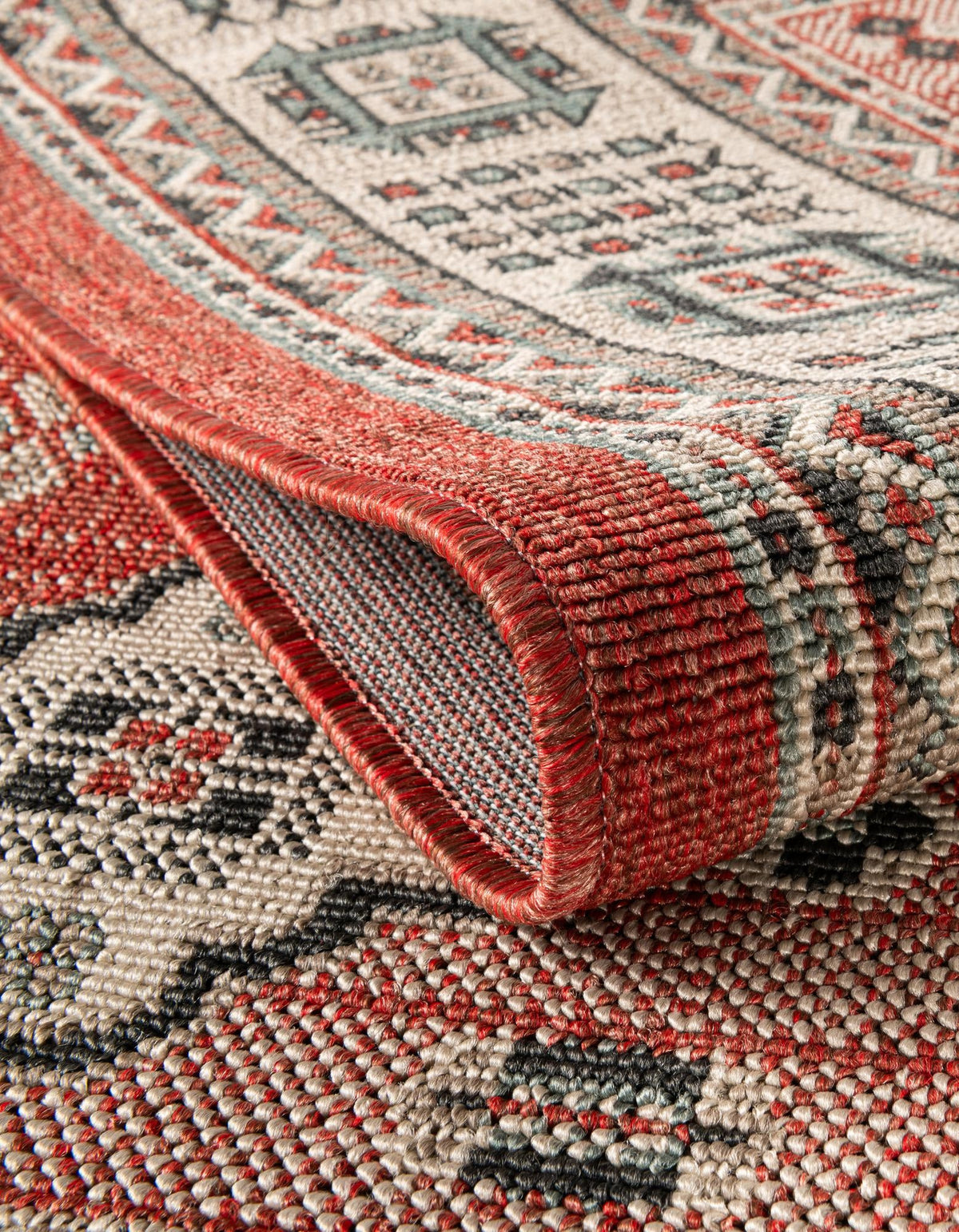 Patio Heritage Collection Area Rug - Veranda Runner Multi  lifestyle 43
