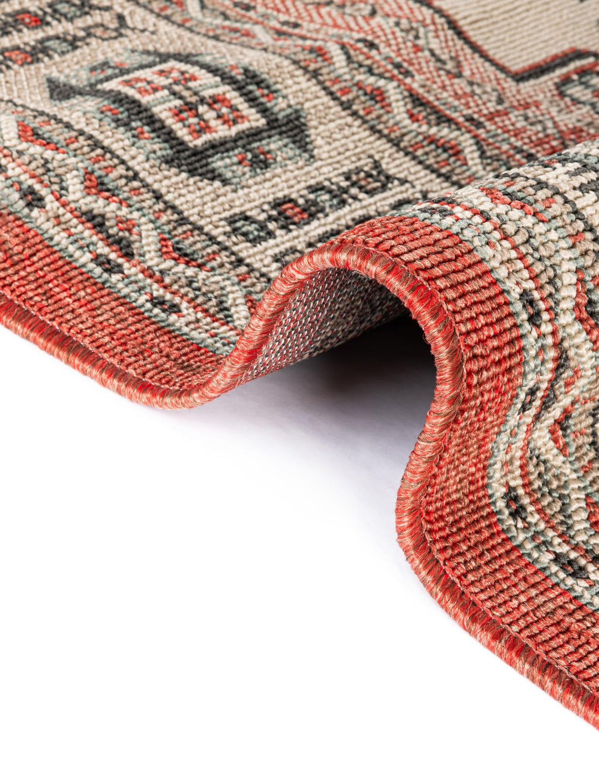 Patio Heritage Collection Area Rug - Veranda Runner Multi  lifestyle 49