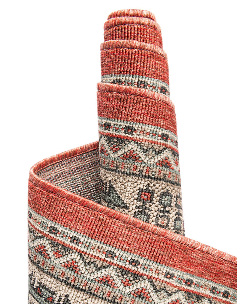 Patio Heritage Collection Area Rug - Veranda Runner Multi  lifestyle 50