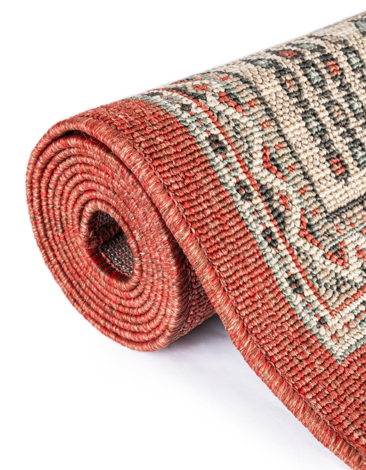 Patio Heritage Collection Area Rug - Veranda Runner Multi  lifestyle 51