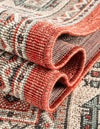 Patio Heritage Collection Area Rug - Veranda Runner Multi  lifestyle 52