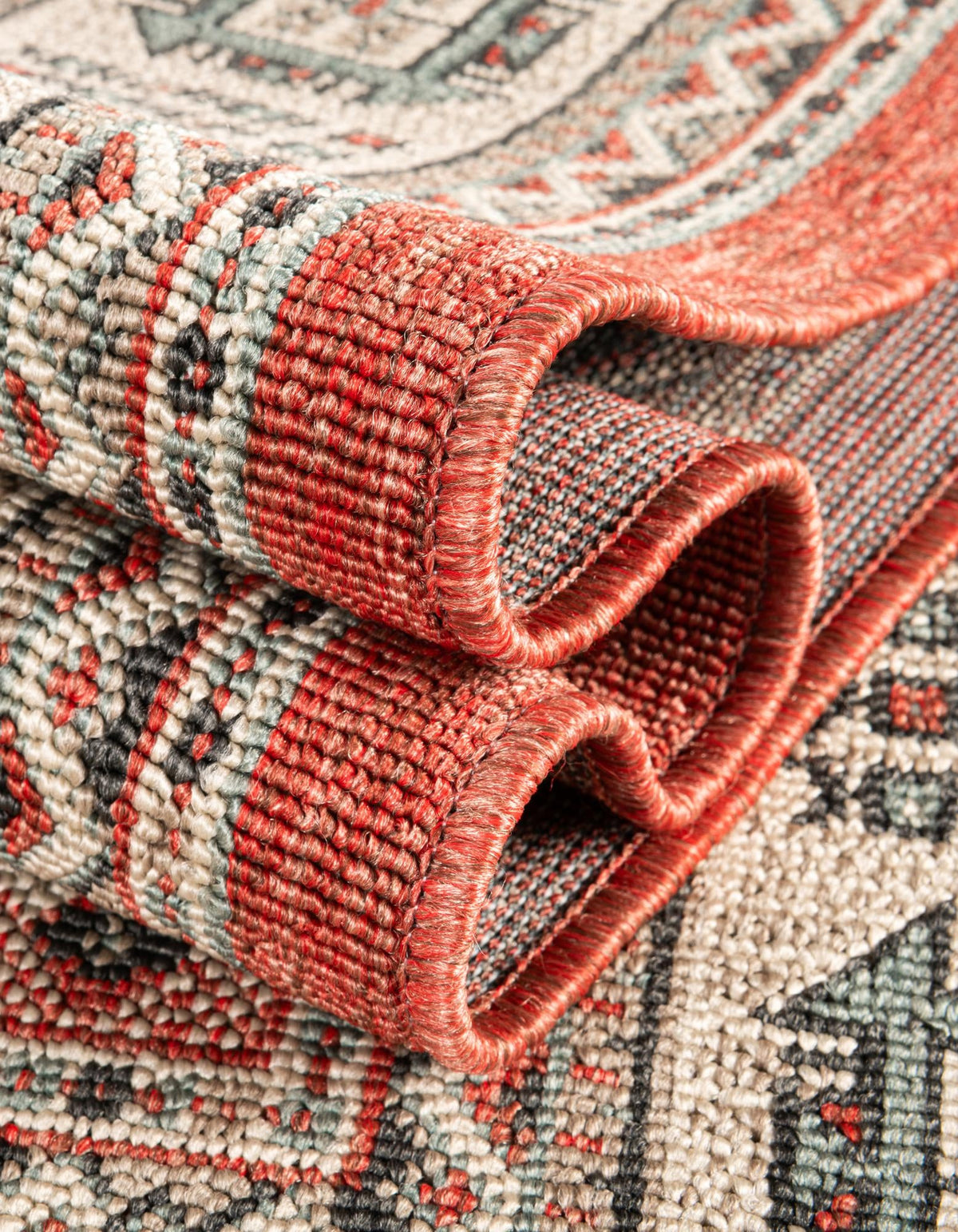 Patio Heritage Collection Area Rug - Veranda Runner Multi  lifestyle 52