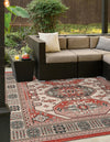 Patio Heritage Collection Area Rug - Veranda Square Multi  lifestyle 14