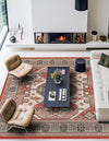 Patio Heritage Collection Area Rug - Veranda Square Multi  lifestyle 23