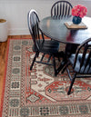 Patio Heritage Collection Area Rug - Veranda Square Multi  lifestyle 41