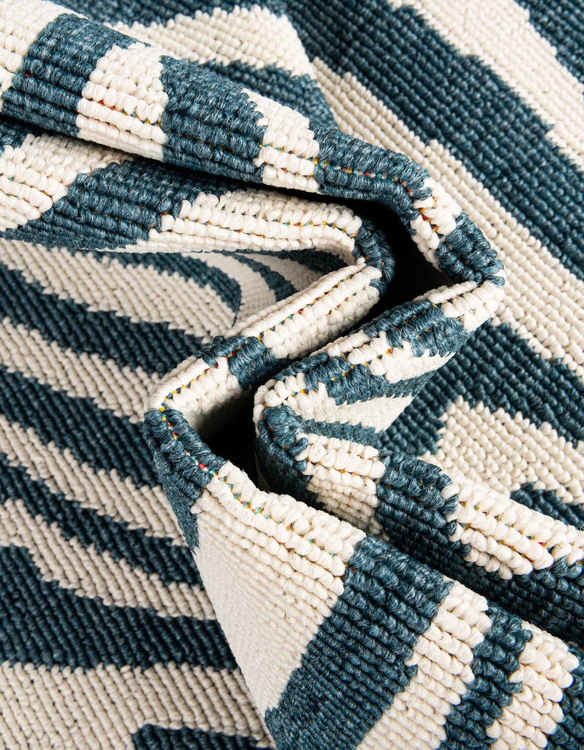 Savannah Escape Collection Area Rug -  Masai Runner Navy Blue and Ivory  lifestyle 46