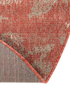 Seaside Blooms Collection Area Rug - Seychelles Round Terracotta  lifestyle 93