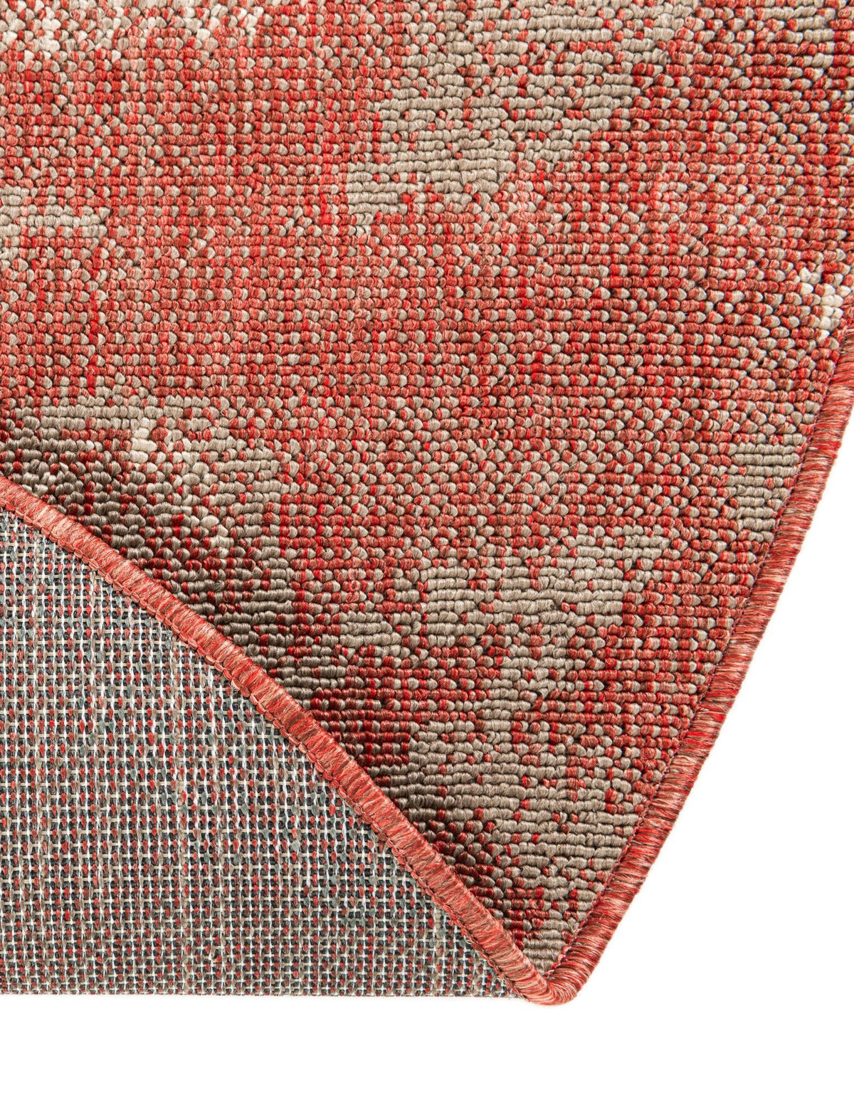 Seaside Blooms Collection Area Rug - Seychelles Round Terracotta  lifestyle 93